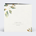 Invitation anniversaire Feuilles de jade Verso