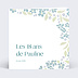 Invitation Anniversaire Adulte Petites fleurs bleues