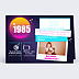 Invitation anniversaire Recap années 80