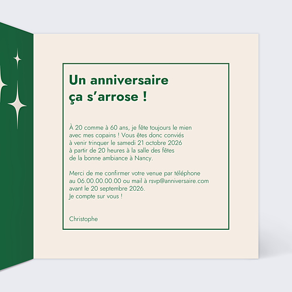 Invitation Anniversaire Adulte Légende à la Retraite