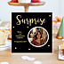 Invitation Anniversaire Adulte Surprise chic