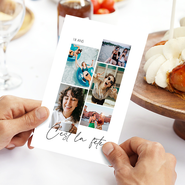 Invitation Anniversaire Adulte Fraicheur