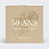 Invitation Anniversaire Adulte Âge fleuri avec graines