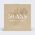 Invitation anniversaire Âge fleuri avec graines Recto