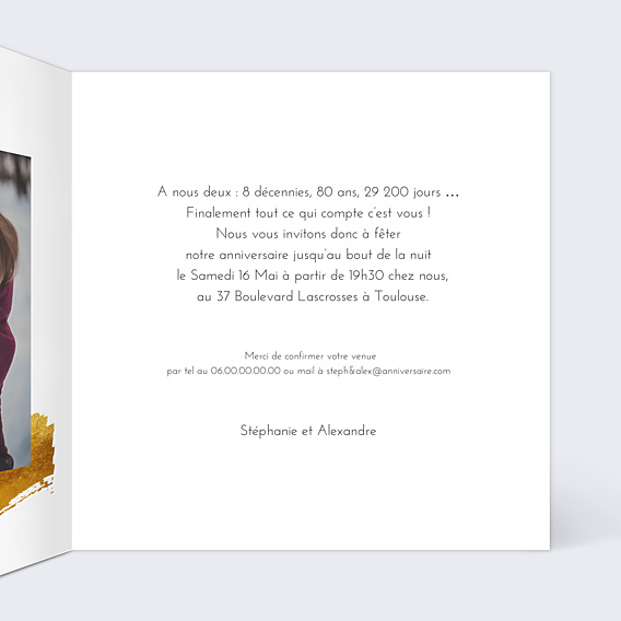 Invitation Anniversaire Adulte Anniversaire Pinceau