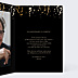 Invitation Anniversaire Adulte Motif Noir & Ocre