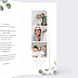 Invitation anniversaire Cadre Ocre Eucalyptus Intérieur Droit