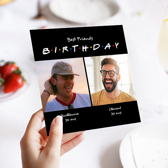 Invitation anniversaire Copain de Soirée Après 4