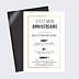 Invitation Anniversaire Adulte Filet d'Or