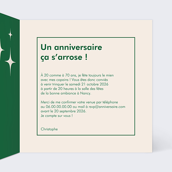 Invitation Anniversaire Adulte Légende à la Retraite