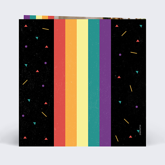 Invitation Anniversaire Adulte Cassette Disco