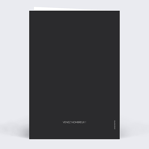 Invitation Anniversaire Adulte Portrait magazine