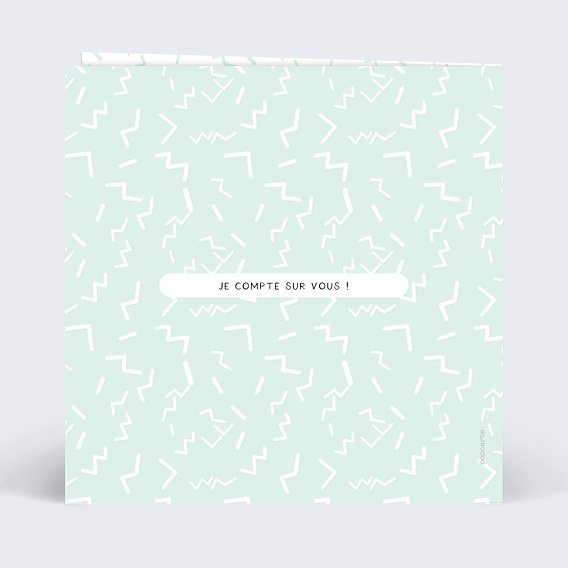 Invitation Anniversaire Adulte Objets des années 80