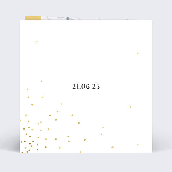 Invitation anniversaire Addition Verso