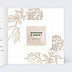 Invitation Anniversaire Adulte Âge fleuri avec graines