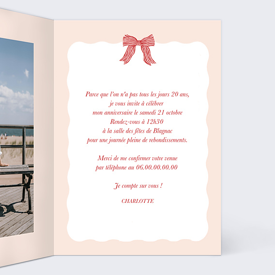 Invitation Anniversaire Adulte Girls night