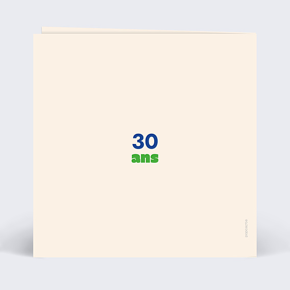 Invitation Anniversaire Adulte Portrait en figurine
