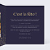 Invitation Anniversaire Adulte Triple pluie de fête