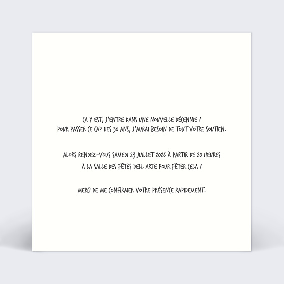 Invitation Anniversaire Adulte C'est le Jeu