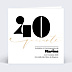 Invitation Anniversaire Adulte 40 ans Moderne