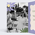 Invitation anniversaire Fleurs Modernes Intérieur Gauche