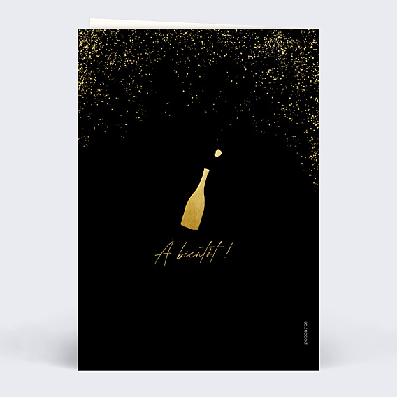 Invitation Anniversaire Adulte Champagne Festif