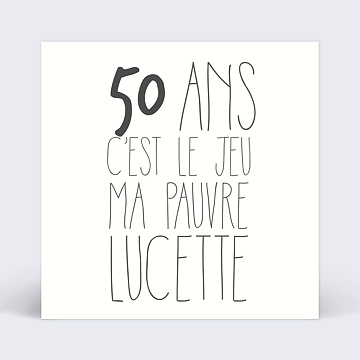 Invitation Anniversaire Adulte C'est le jeu