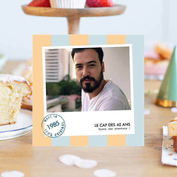 Invitation anniversaire Made in Après 1