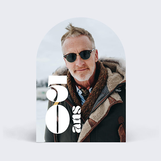 Invitation anniversaire 50 ans Original