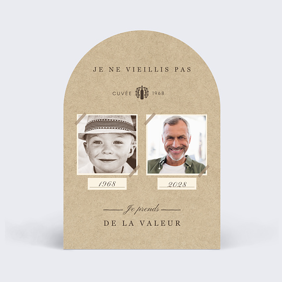 Invitation anniversaire Bonne Cuvée