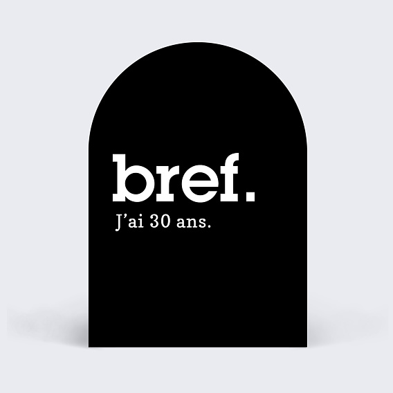 Invitation anniversaire Bref