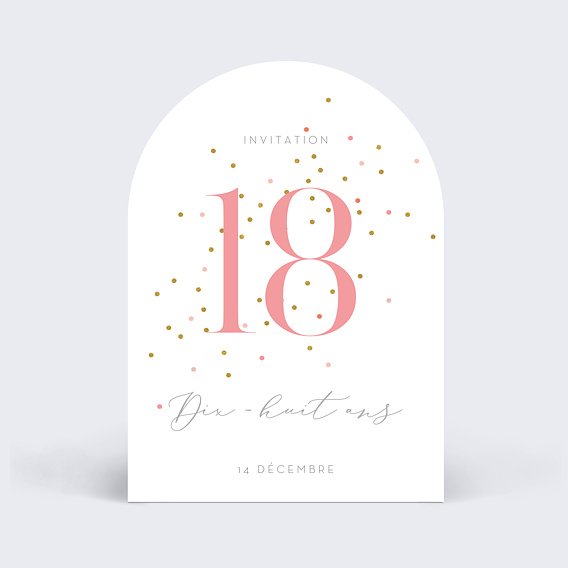 Invitation anniversaire Milestone Petits Pois