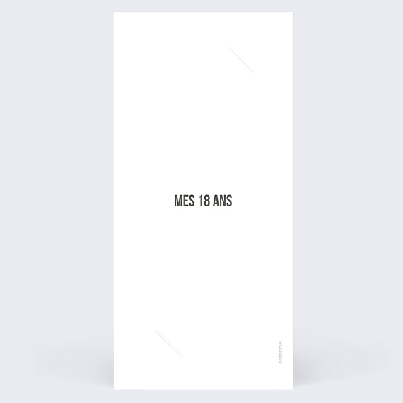 Invitation Anniversaire Adulte Typographie Cadre