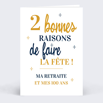 Invitation Anniversaire Adulte 2 en 1