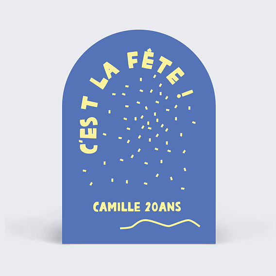 Invitation anniversaire C'est la Fête Original