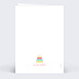 Invitation anniversaire Birthday Cake Verso
