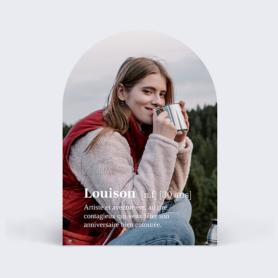 Invitation anniversaire Définition Personnelle