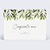 Invitation Anniversaire Adulte Lauriers Suspendus
