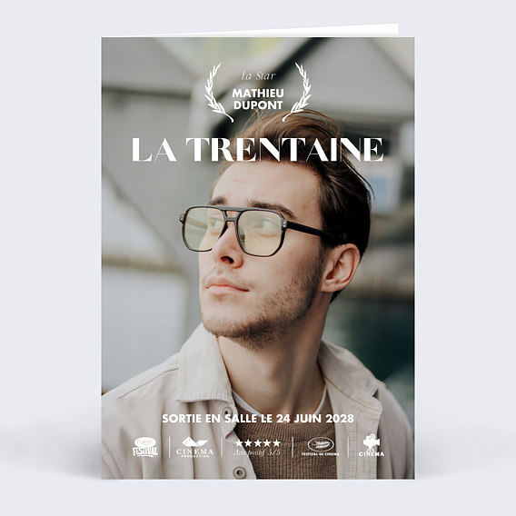 Invitation anniversaire Affiche de film