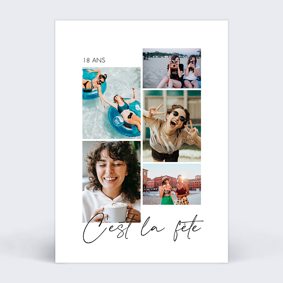 Invitation Anniversaire Adulte Fraicheur