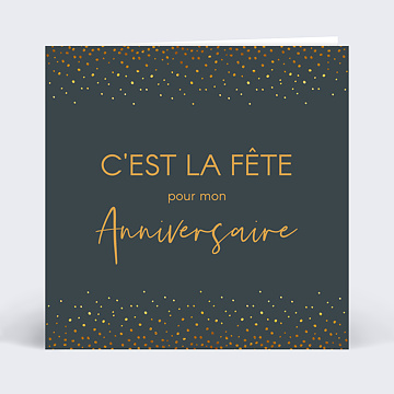 Invitation Anniversaire Adulte Élégance