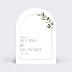 Invitation Anniversaire Adulte Végétal chic