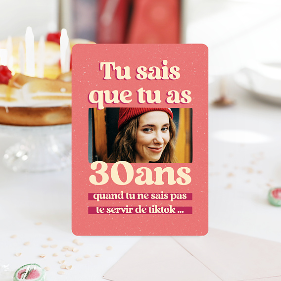 Invitation anniversaire Tu sais que tu as 30 ans Après 4