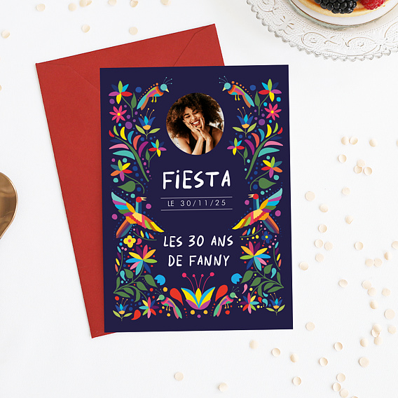 Invitation anniversaire Viva Mexico Après 4