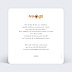 Invitation anniversaire Bouquet Printanier Verso