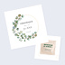 Invitation Anniversaire Adulte Couronne Eucalyptus Graines à planter