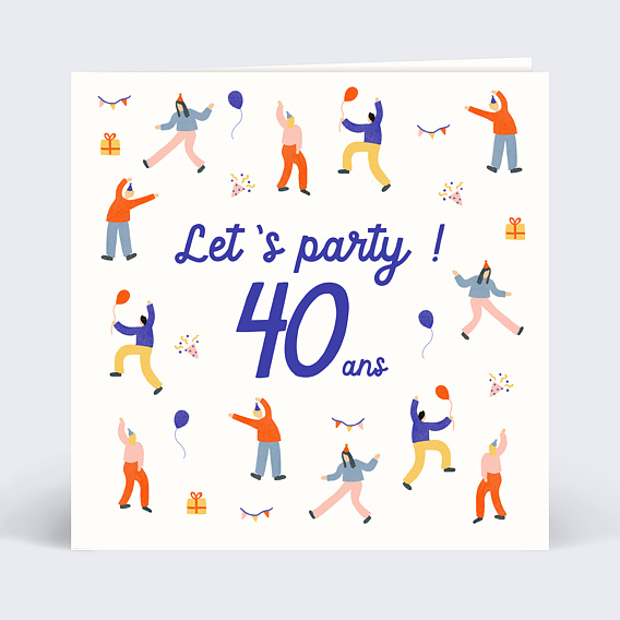 Invitation anniversaire Grande Fête