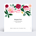 Invitation Anniversaire Adulte Eclat Floral