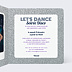 Invitation anniversaire Boule Disco Intérieur Droit