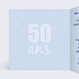 Invitation anniversaire Photos 50 ans Intérieur Gauche